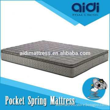 7-Zone Pocket Spring Thin Memory Foam Bed Dreamland Matress With Velvet Fabric